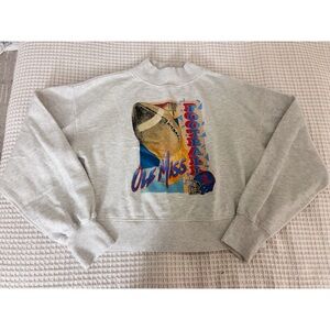 Chicka D Ole Miss Retro Mock Neck Sweatshirt